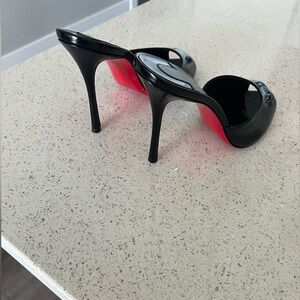 Me Dolly Patent Red Sole Sandals 38.5.  Barely worn.